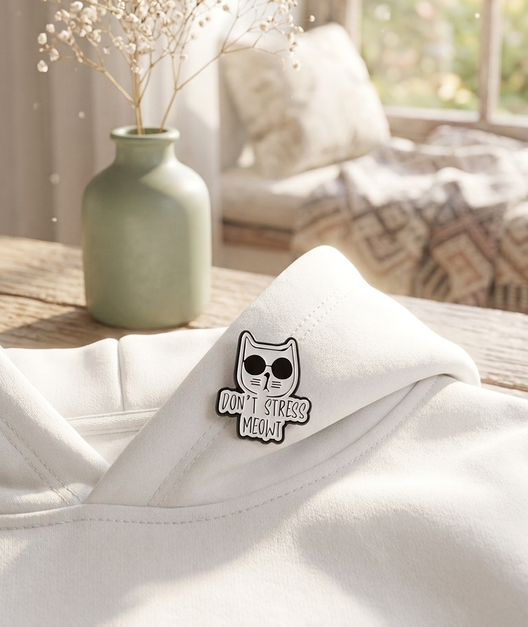 Lil Chill Cat Pin