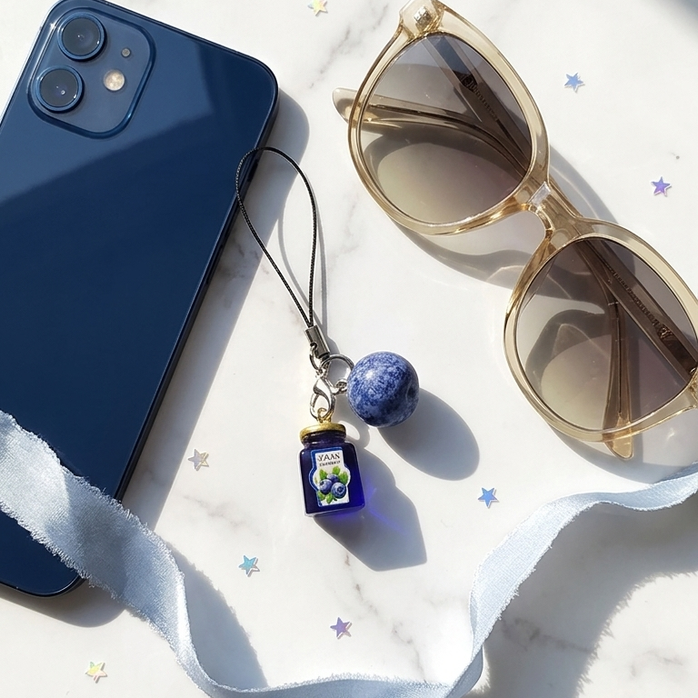 Lil Blueberry - Phone Charm