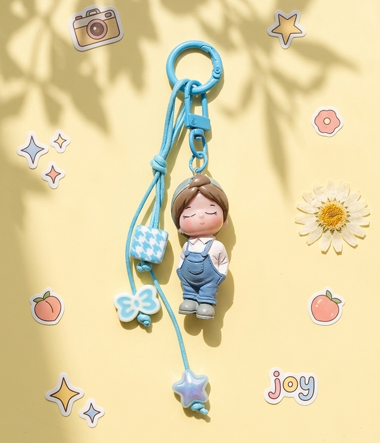 Lil Blue Boy Charm