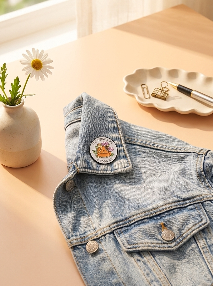 Lil Guinea Bloom Pin