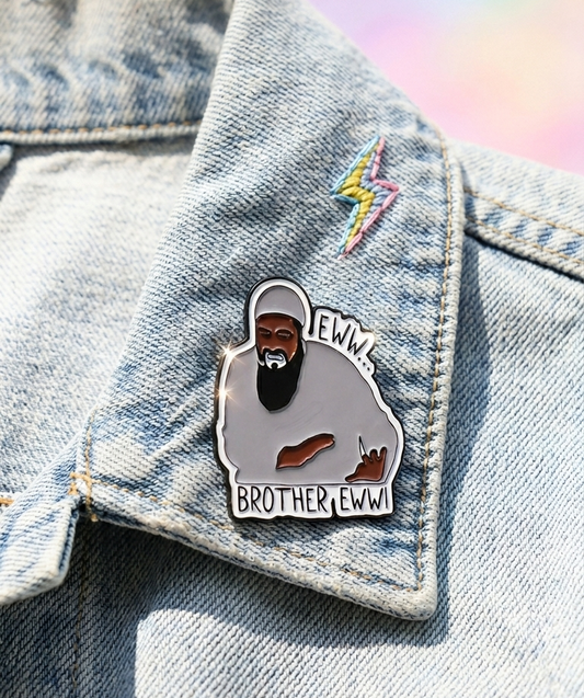 Lil Brother Eww Pin