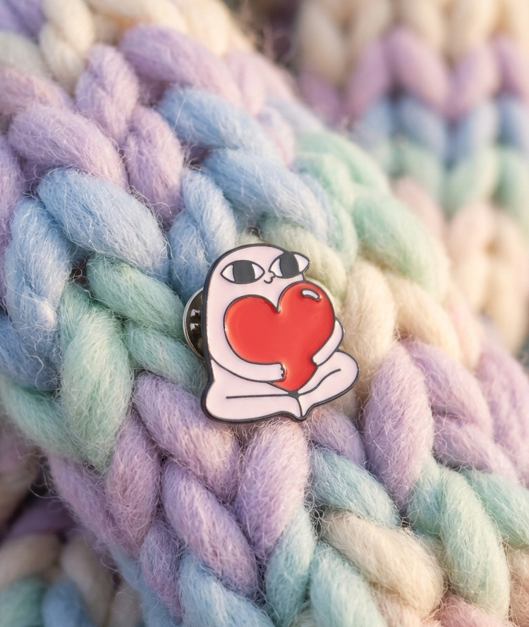 Lil Heart Goblin Pin