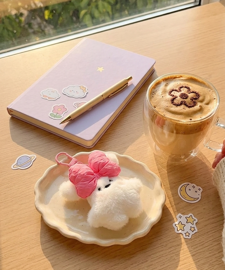 Bow Bunny Plush Charm