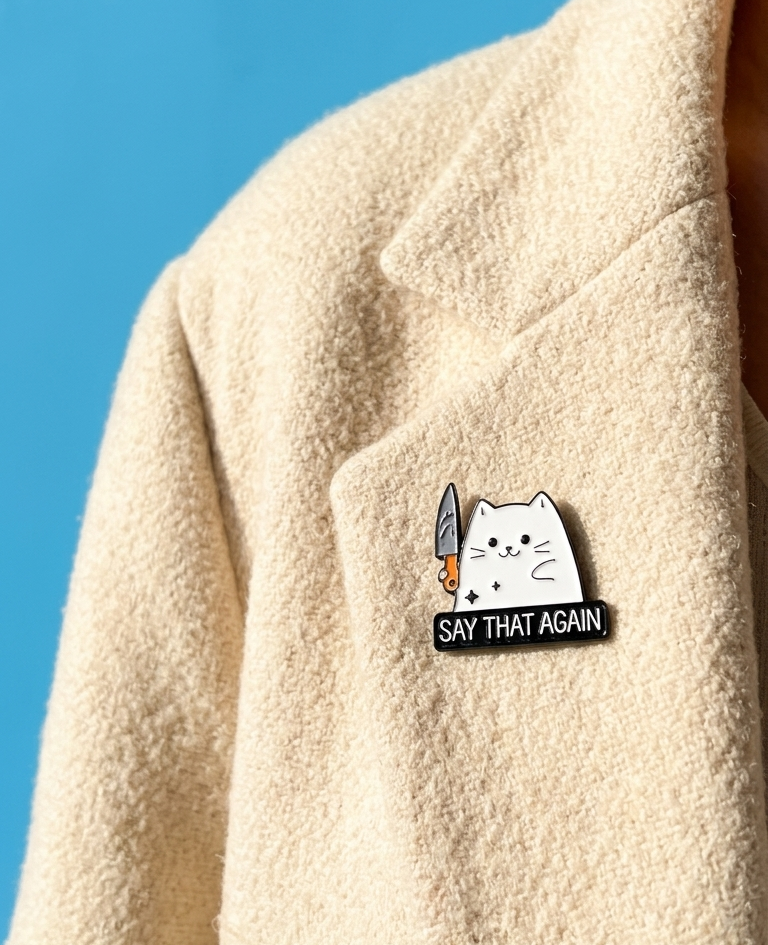 Say That Again Pin