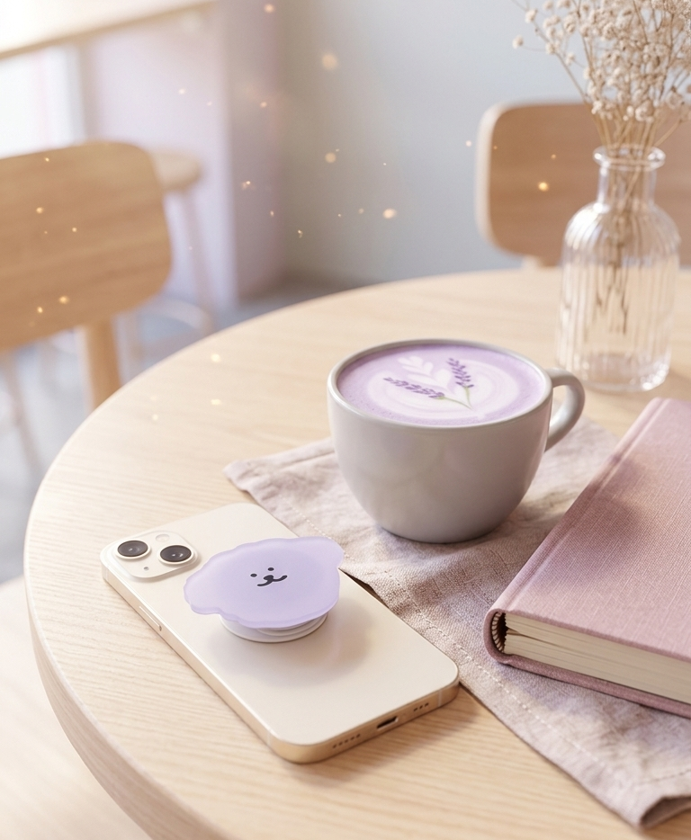 Lavender Cloud Phone Holder