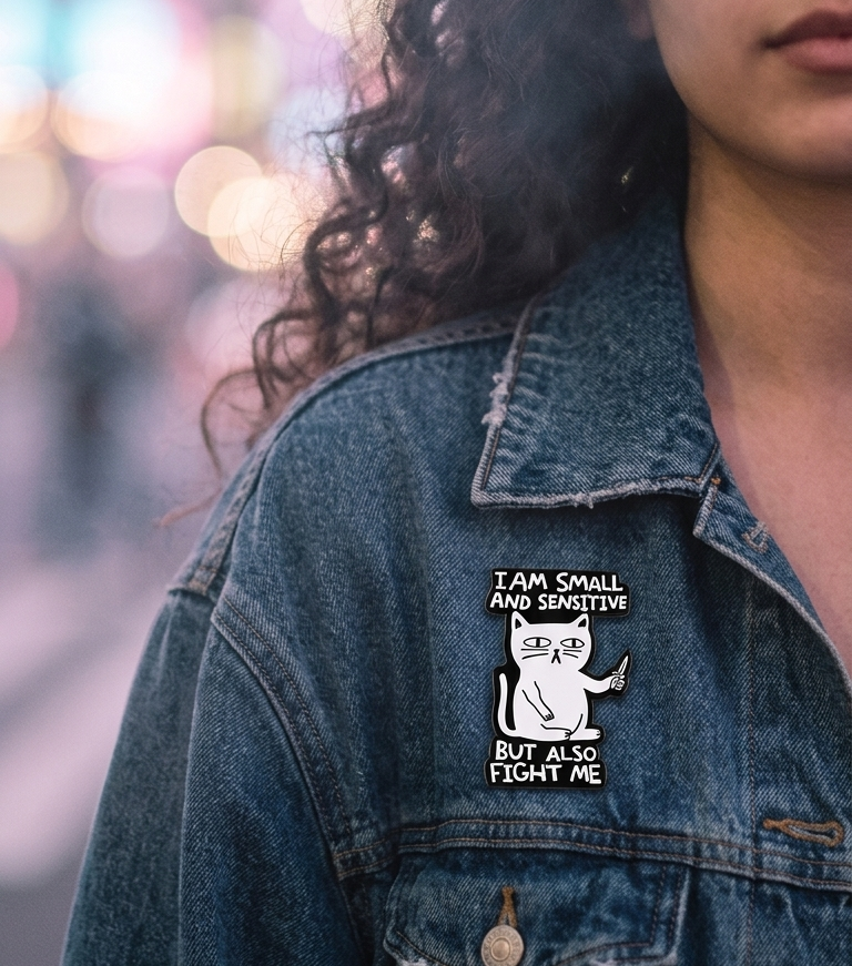 Lil Sensitive Fighter Pin