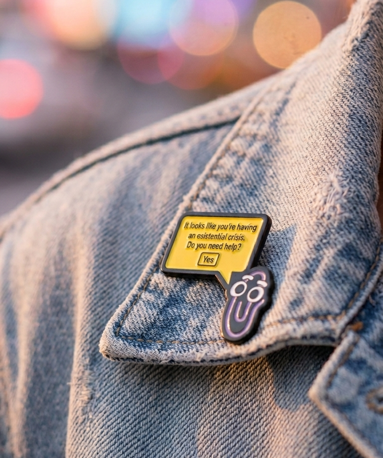 Lil Existential Assistant Pin