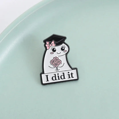 Lil Graduate Ghost Pin