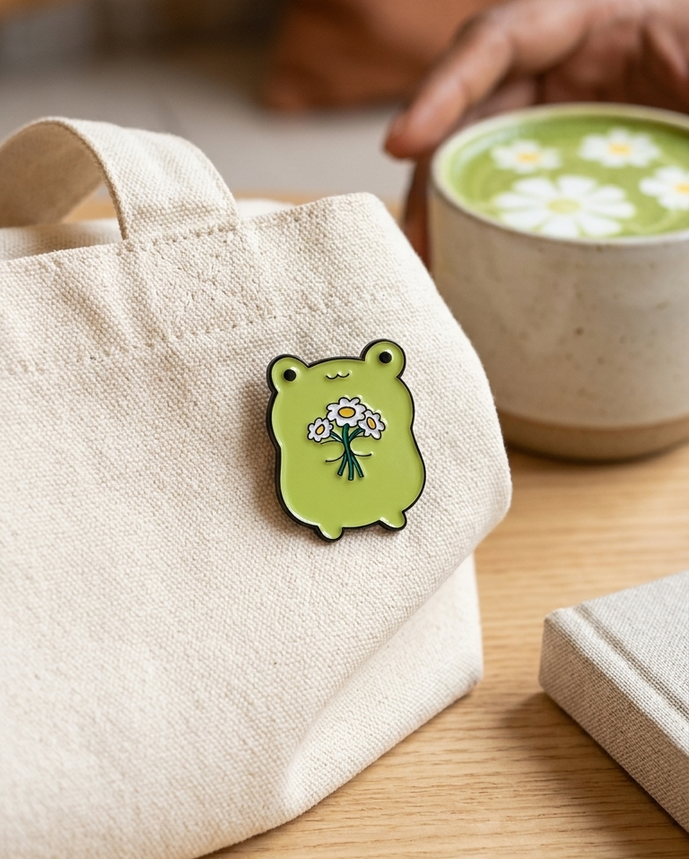Lil Flower Frogo Pin
