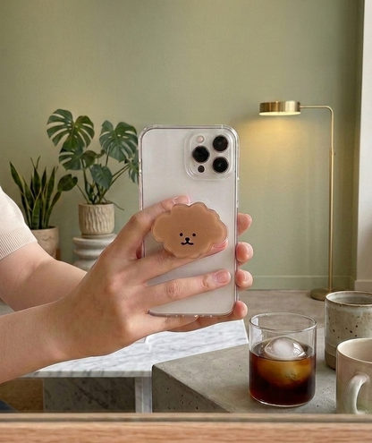 Fluffy Bear Phone Holder