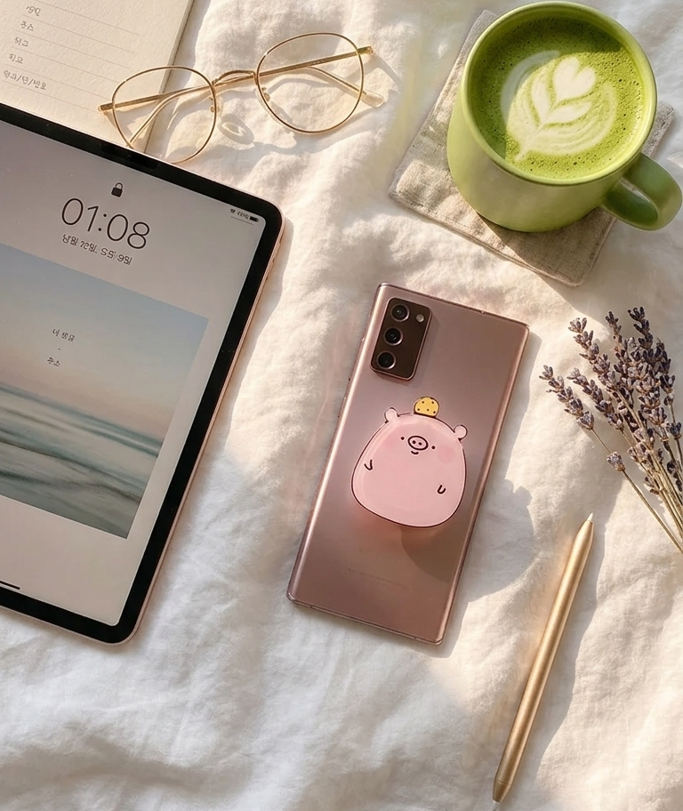 Blush Pig Phone Holder