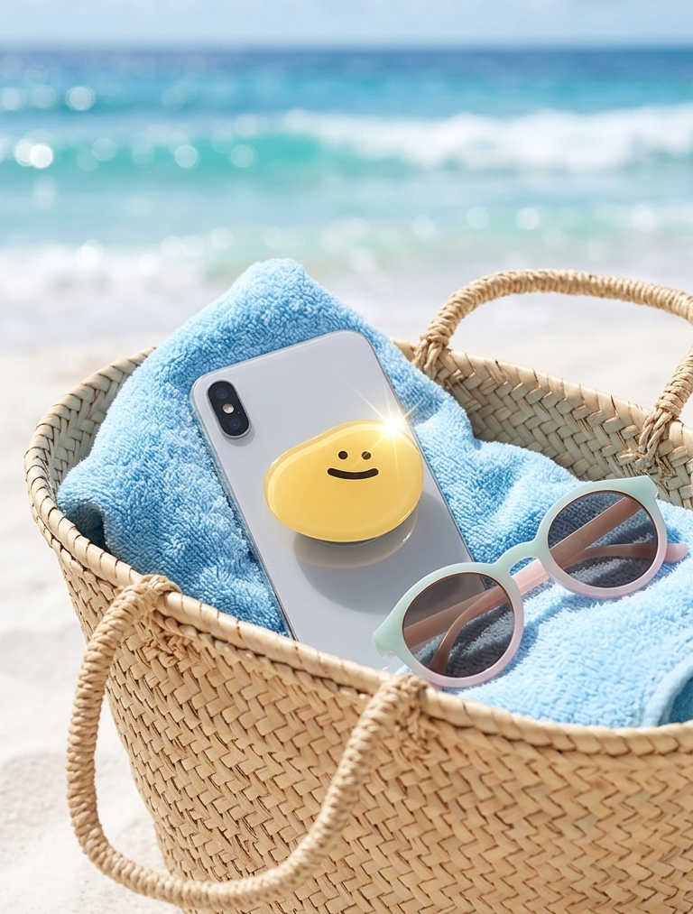 Sunny Smiley Phone Holder