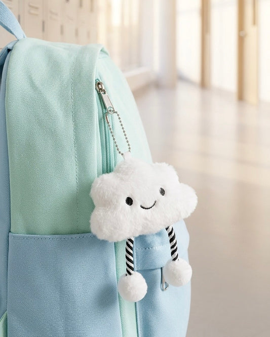 Happy Cloud Plush Charm