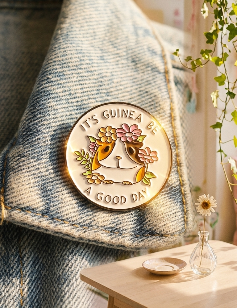 Lil Guinea Bloom Pin