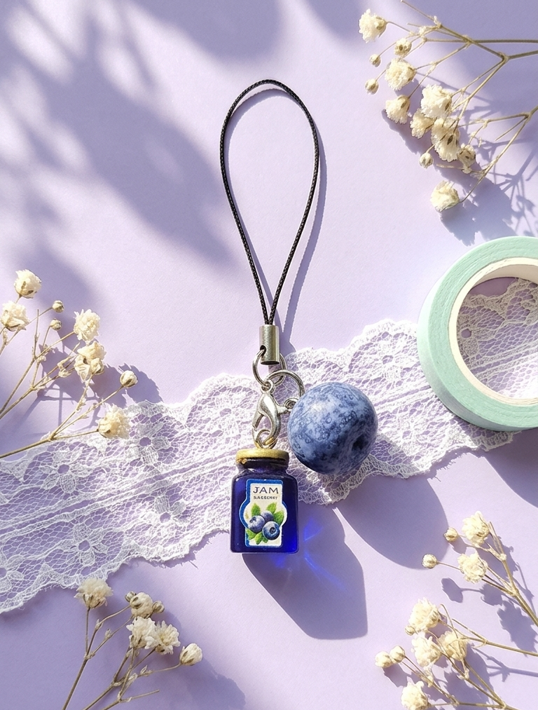 Lil Blueberry - Phone Charm