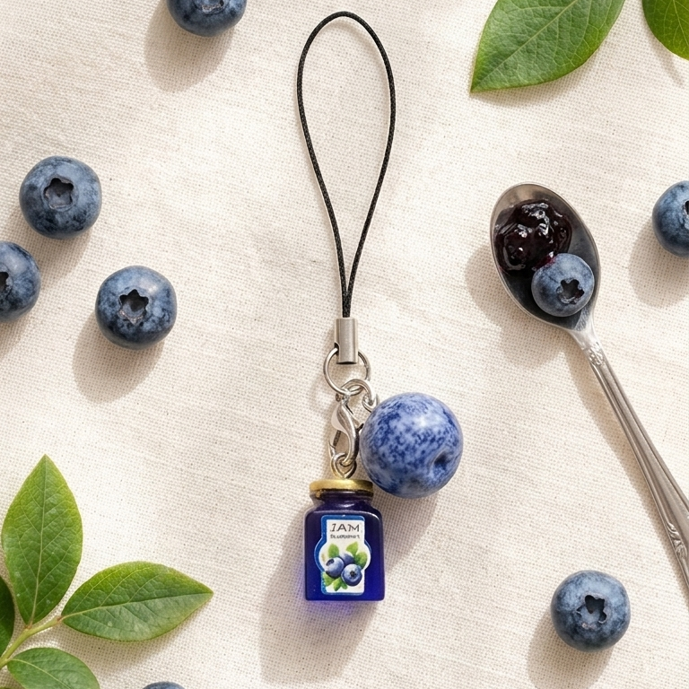 Lil Blueberry - Phone Charm
