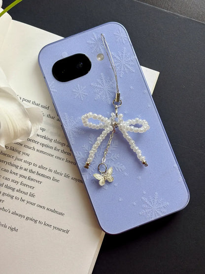 Pearl Flutter Phone Charm