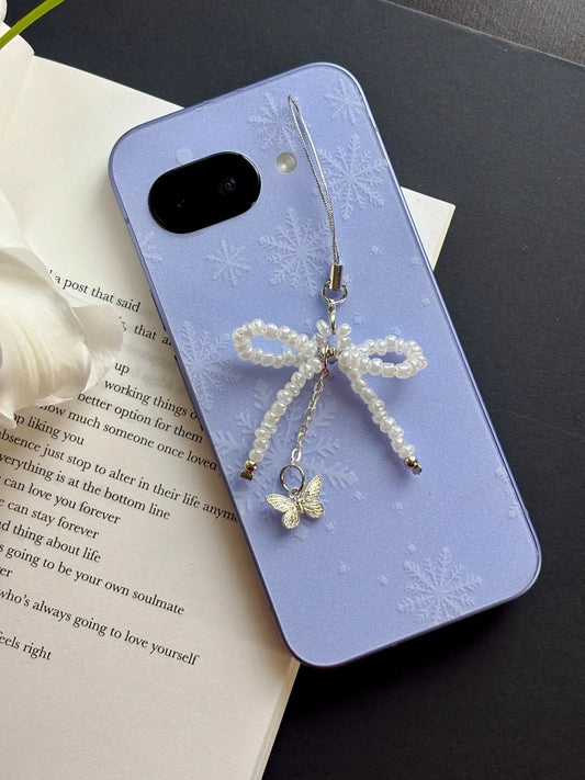 Pearl Flutter Phone Charm