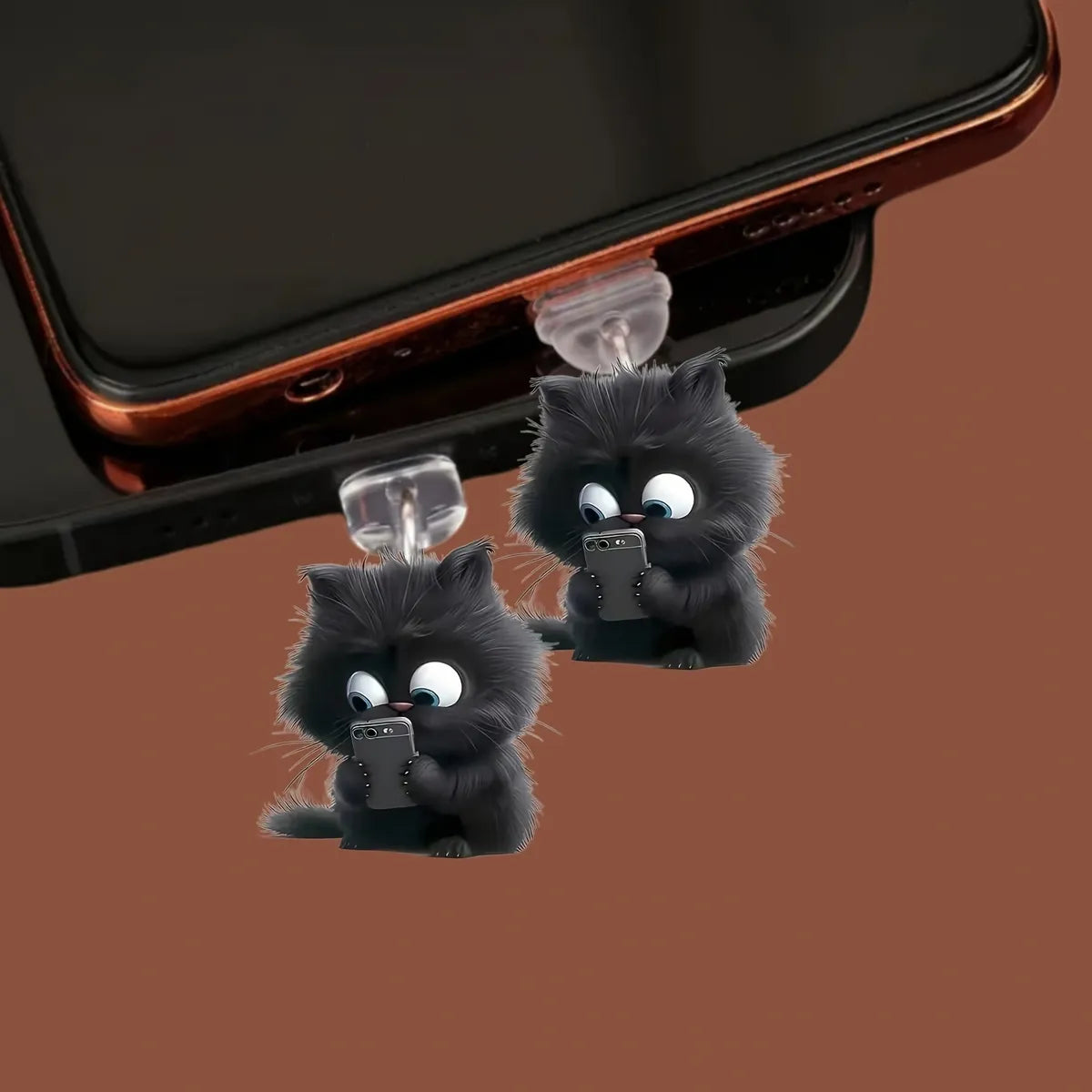 Lil Scrolling Kitty Dust Plug