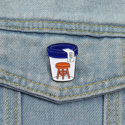 Lil Stool Sample (NOT That Kind) Pin
