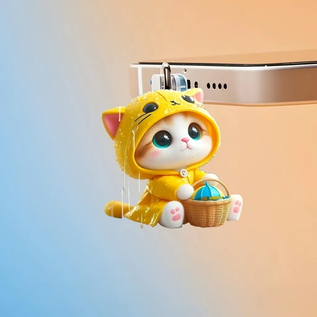 Lil Raincoat Kitty Dust Plug