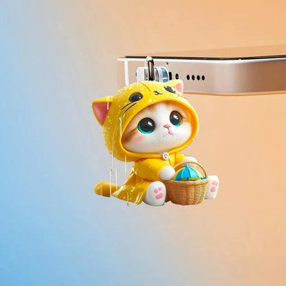 Lil Raincoat Kitty Dust Plug