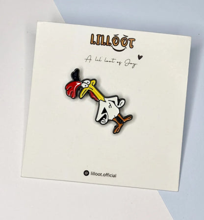 Lil Panic Chicken Pin
