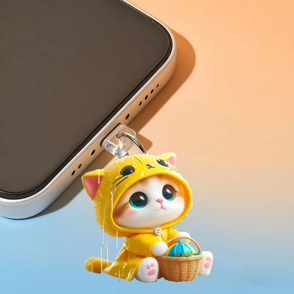 Lil Raincoat Kitty Dust Plug