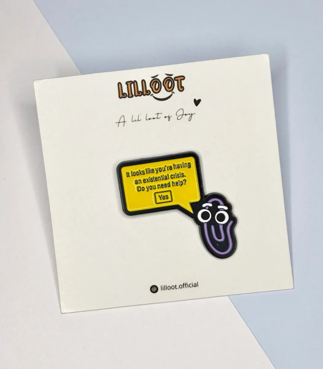 Lil Existential Assistant Pin