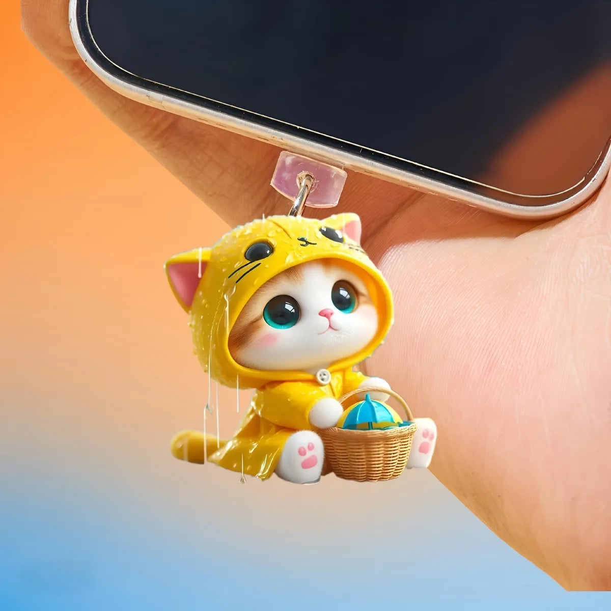 Lil Raincoat Kitty Dust Plug