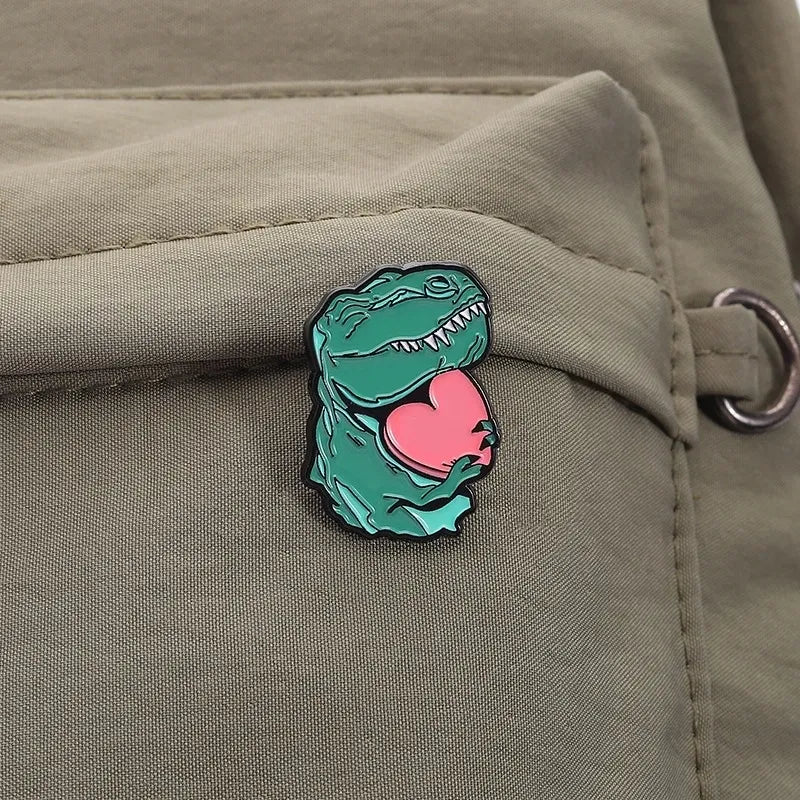 Lil Heartosaur Pin