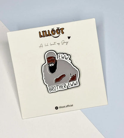 Lil Brother Eww Pin