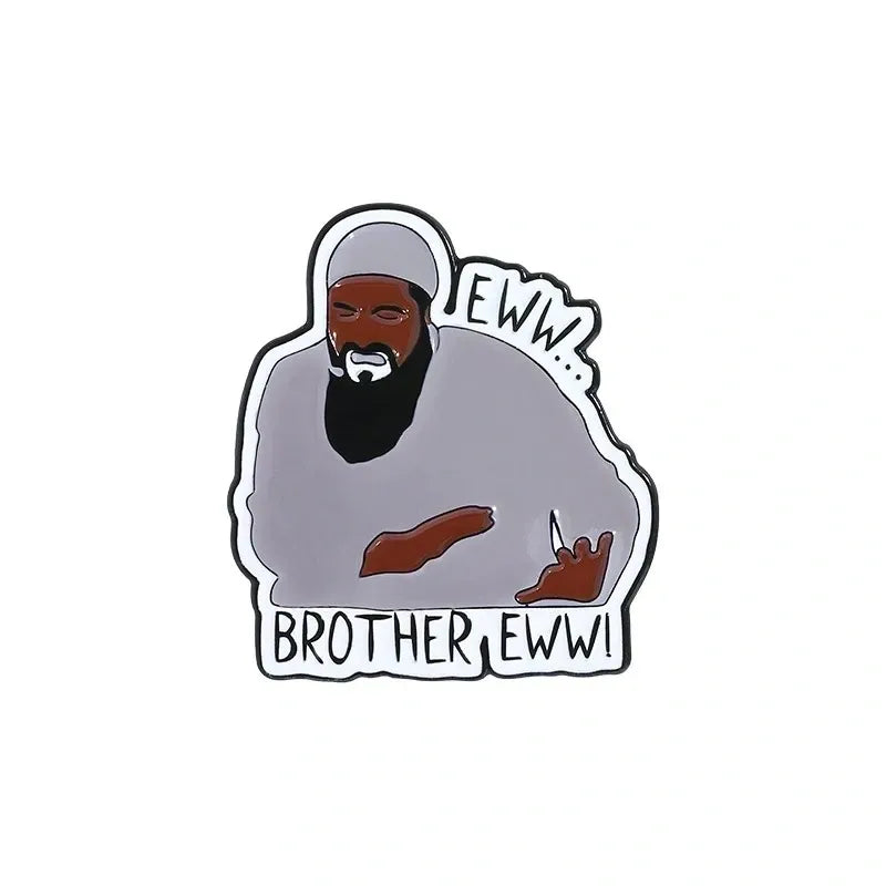 Lil Brother Eww Pin