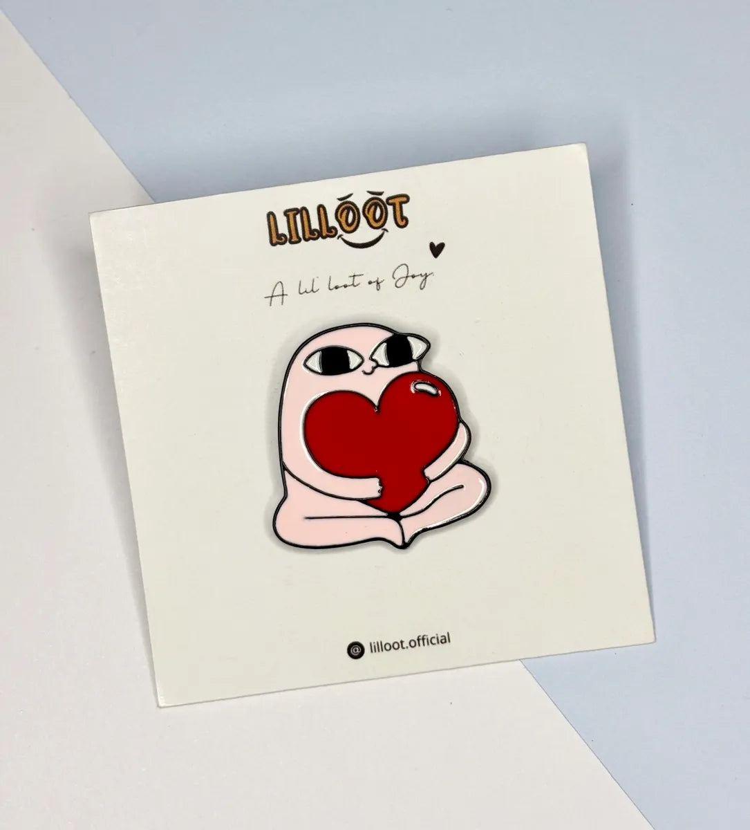 Lil Heart Goblin Pin
