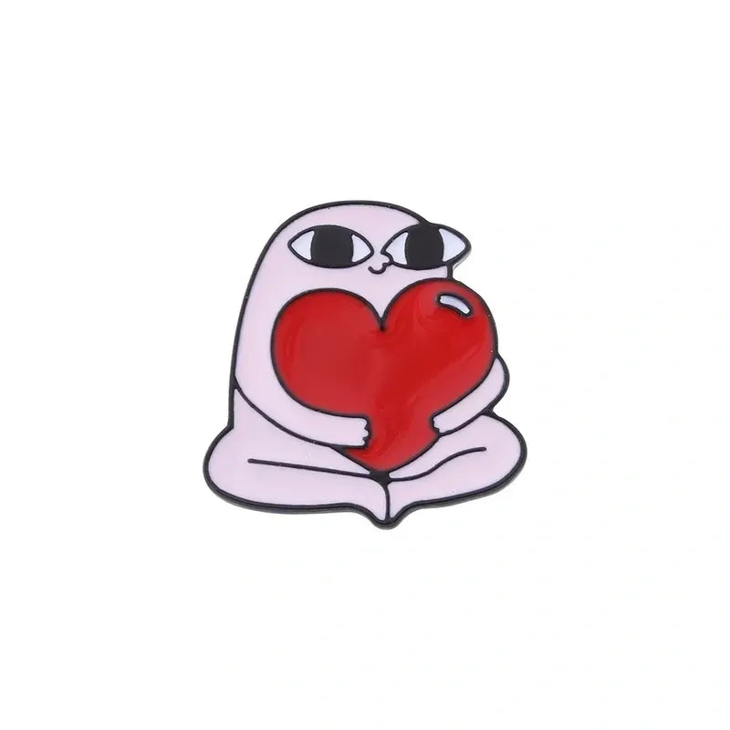 Lil Heart Goblin Pin